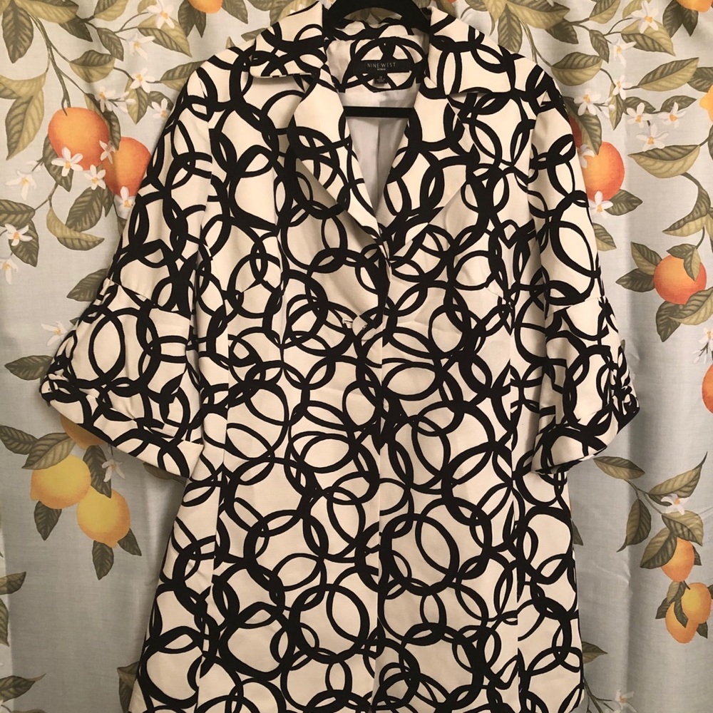 Nine West Sixties-Style Single Button Jacket